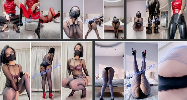 【快手福利】短发熟女【美杜莎】骚舞丝袜高跟肥臀诱惑【7V】【1.1G】