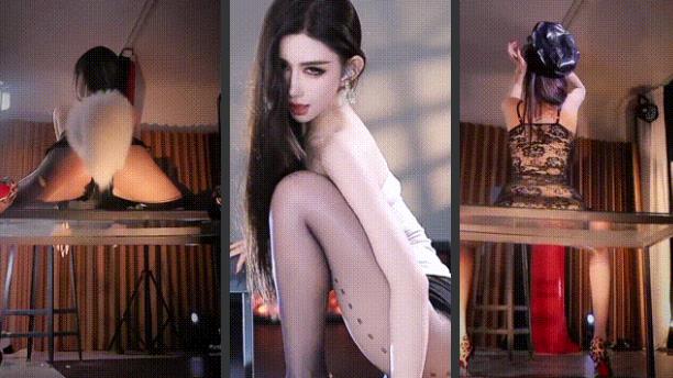 【虎牙直播】桃一 3 尺度热舞合集 漏内 漏底 视角后摇【18V】【1.79G】